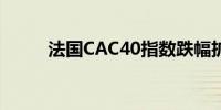 法国CAC40指数跌幅扩大至2.2%