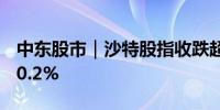 中东股市｜沙特股指收跌超1%埃及股指则涨0.2%