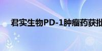 君实生物PD-1肿瘤药获批第九项适应证