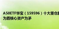 A50ETF华宝（159596）十大重仓股多数上涨机构：高股息为盾核心资产为矛