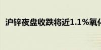 沪锌夜盘收跌将近1.1%氧化铝则涨约1.4%