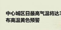 中心城区日最高气温将达35℃或以上天津发布高温黄色预警