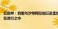 丘应桦：目前与沙特阿拉伯以及孟加拉国的投资协定谈判正在进行之中