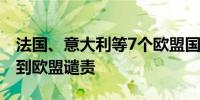 法国、意大利等7个欧盟国家将因赤字问题受到欧盟谴责