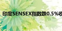 印度SENSEX指数跌0.5%收报77,070.32点