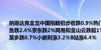 纳斯达克金龙中国指数初步收跌0.9%热门中概股极氪初步收跌5.8%斗鱼跌2.4%京东跌2%网易和金山云跌超1%理想、蔚来、拼多多、百度至多跌0.7%小鹏则涨3.2%B站涨6.4%