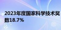 2023年度国家科学技术奖 上海获奖成果占总数18.7%