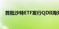 首批沙特ETF发行QDII海外投资版图再扩