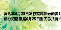 沃达丰6月25日发行蓝筹债券融资30亿美元该公司寻求回购部分短期票据6月25日当天总共有六家公司出售高评级债券