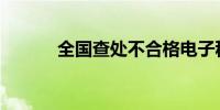 全国查处不合格电子秤1万多台