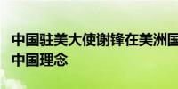 中国驻美大使谢锋在美洲国家组织年会上阐述中国理念