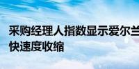 采购经理人指数显示爱尔兰制造业以一年来最快速度收缩