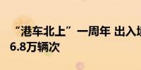 “港车北上”一周年 出入境车辆累计已突破96.8万辆次