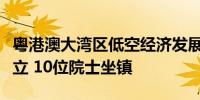 粤港澳大湾区低空经济发展战略咨询委员会成立 10位院士坐镇