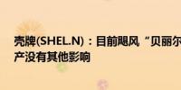 壳牌(SHEL.N)：目前飓风“贝丽尔”对我们在墨西哥湾生产没有其他影响