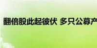 翻倍股此起彼伏 多只公募产品“擒牛”有术