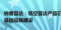 纳睿雷达：低空雷达产品已开始布局低空经济基础设施建设