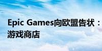 Epic Games向欧盟告状：苹果阻止我们设立游戏商店