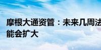 摩根大通资管：未来几周法国与德国的利差可能会扩大