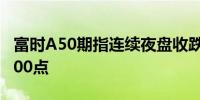 富时A50期指连续夜盘收跌0.15%报11816.000点