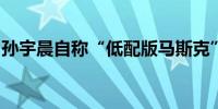 孙宇晨自称“低配版马斯克”拟考虑收购微博