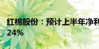 红棉股份：预计上半年净利同比增长116%-224%