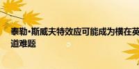 泰勒·斯威夫特效应可能成为横在英国央行降息道路上的一道难题