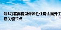 超8万套配售型保障性住房全面开工 房地产市场走到转型发展关键节点