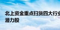 北上资金重点扫货四大行业 连续8周买入4只潜力股