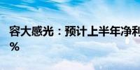 容大感光：预计上半年净利同比增长50%-70%