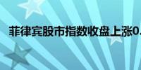 菲律宾股市指数收盘上涨0.6%至6,689.37