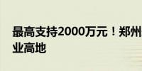 最高支持2000万元！郑州航空港打造海归创业高地