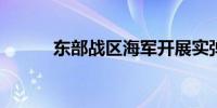 东部战区海军开展实弹射击训练