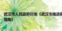 武汉市人民政府印发《武汉市推进商业航天突破性发展若干措施》