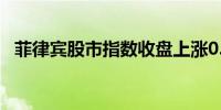 菲律宾股市指数收盘上涨0.3%至6,687.71