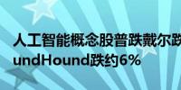 人工智能概念股普跌戴尔跌约7%英伟达和SoundHound跌约6%