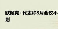 欧佩克+代表称8月会议不会改变石油增产计划