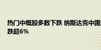 热门中概股多数下跌 纳斯达克中国金龙指数跌1.86% 蔚来跌超6%