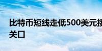 比特币短线走低500美元接近跌破6.4万美元关口