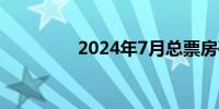 2024年7月总票房破30亿