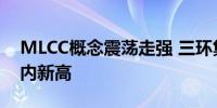 MLCC概念震荡走强 三环集团涨近10%创年内新高