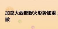 加拿大西部野火形势加重 当地工人及居民疏散