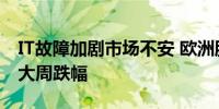 IT故障加剧市场不安 欧洲股市创10月以来最大周跌幅