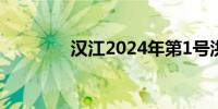 汉江2024年第1号洪水形成