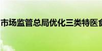 市场监管总局优化三类特医食品注册管理要求