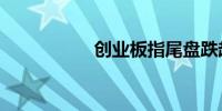 创业板指尾盘跌超3%