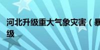 河北升级重大气象灾害（暴雨）应急响应至Ⅲ级