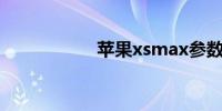 苹果xsmax参数配置