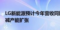 LG新能源预计今年营收同比下降超20%将缩减产能扩张