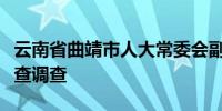 云南省曲靖市人大常委会副主任朱开荣接受审查调查